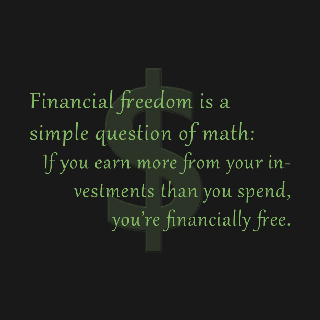 A simple definition of financial freedom by OnuM2018