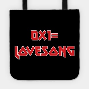 TXT 0x1 lovesong text rock Tote