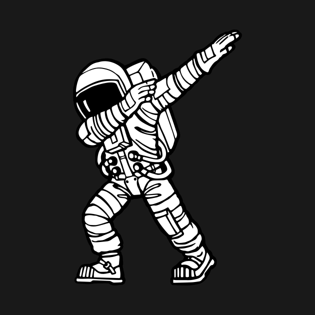 Dabbing Astronaut by spacefunkdesigns