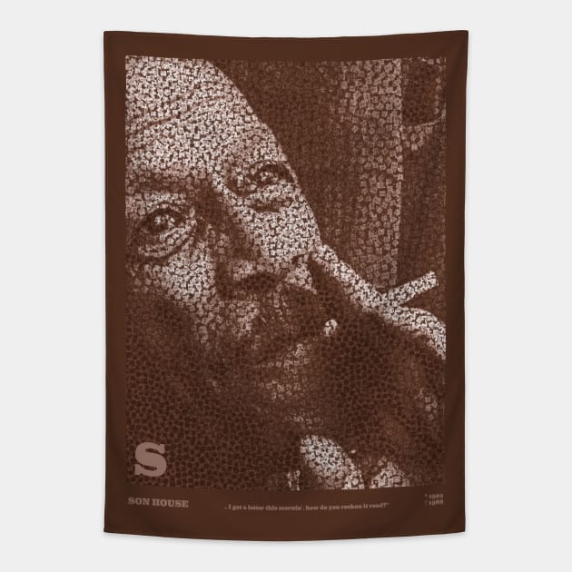 BLUE(S) - Son House - 5/5 Tapestry by MoSt90