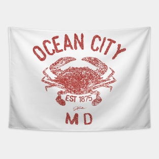 Ocean City, Maryland, Chesapeake Blue Crab Tapestry