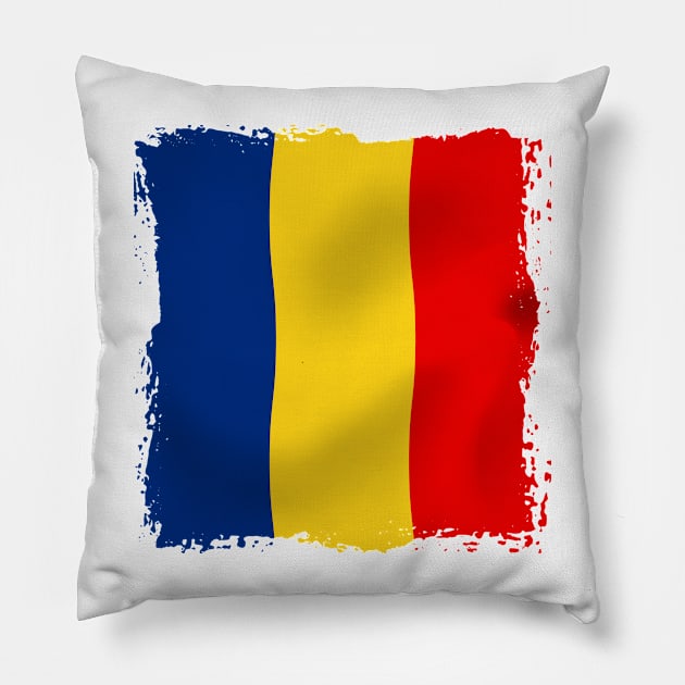 Romania artwork Pillow by SASTRAVILA