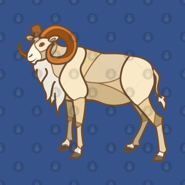 Geometric Ram by CloudWalkerDesigns