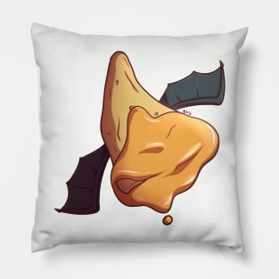 Nacho Bat Halloween Cute Food Pillow