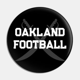 Oakland football Pin