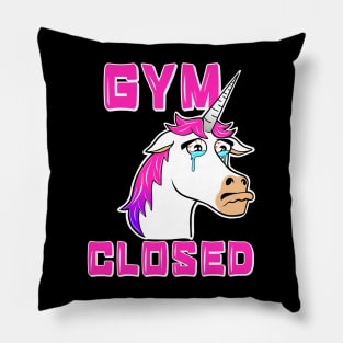 Unicorn Fitness, fitness funny, gym girl Pillow