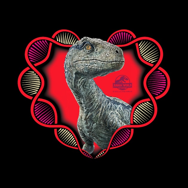 Jurassic World Blue the Raptor Valentine’s Day by jadolomadolo