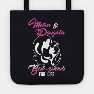 Mother And Daughter T Shirts Tote