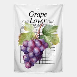 Grape Lover - Grapefruit Grapevines Fruitarian Tapestry