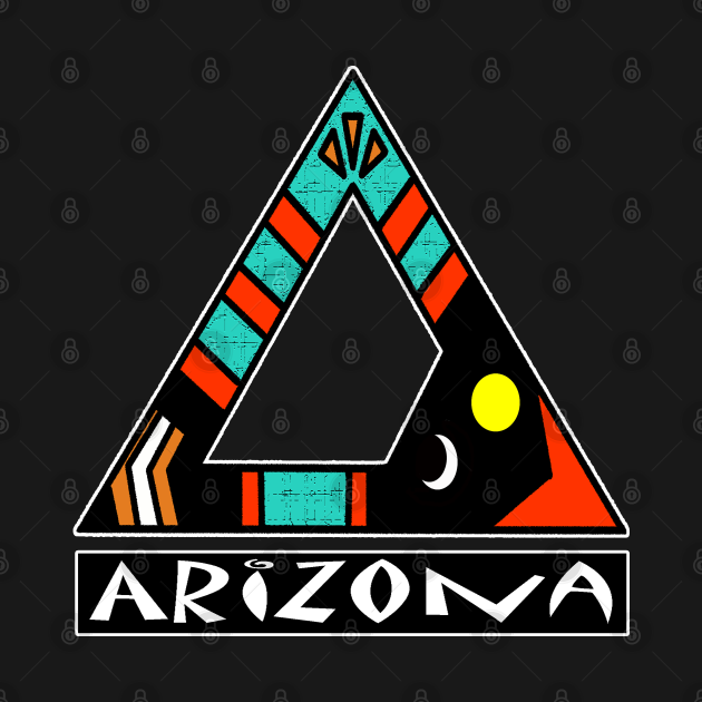 Discover Arizona Pyramid - Arizona - T-Shirt