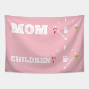 Funny mom mother children baby family gift idea Tapestry