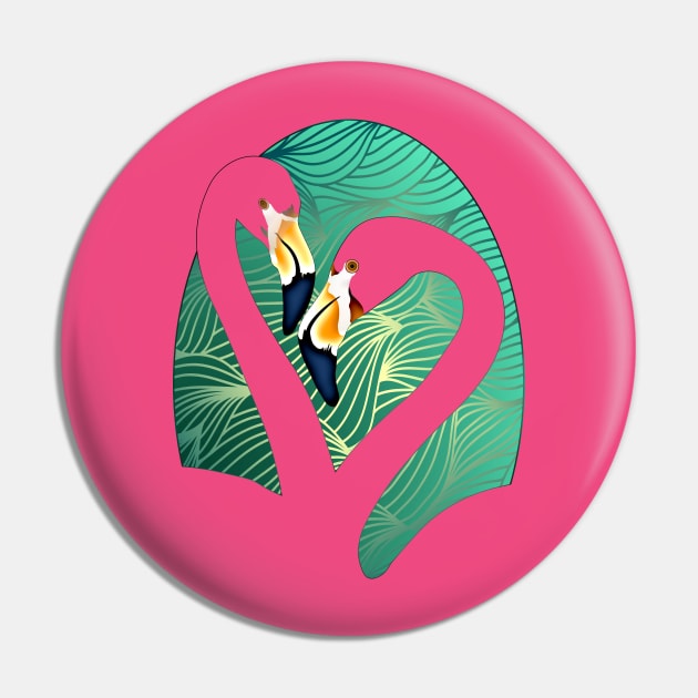 Flamingo Waves Pin by Arcuedes