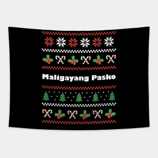 Tagalog Christmas Maligayang Pasko Tapestry