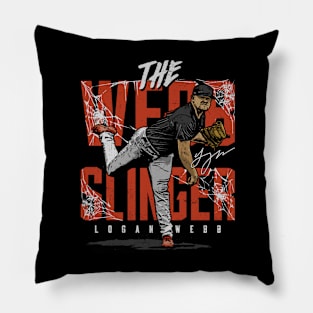 Logan Webb San Francisco Webb Slinger Pillow