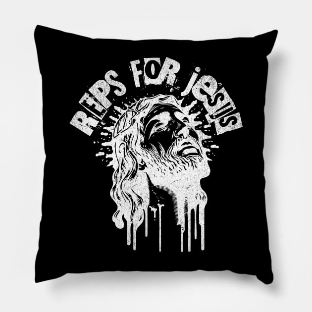 Reps For Jesus Pillow by BankaiChu