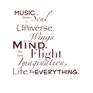 Music gives soul! T-Shirt