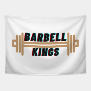 BARBELL KINGS FOR GYM LOVERS Tapestry