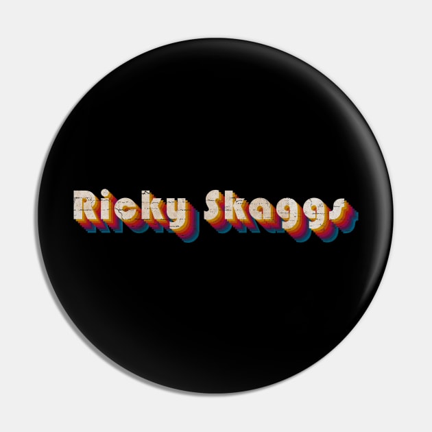 retro vintage Ricky Skaggs Pin by TulenTelan