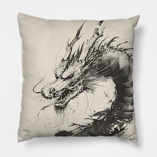 Dragon Festival: Lunar Celebration, Festive Art, and Asian Traditions Pillow