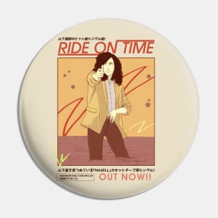 Ride on Time - Tatsuro Yamashita Pin