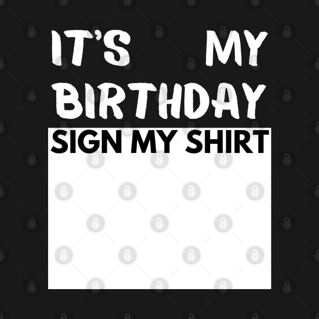 Birthday shirt by mdr design