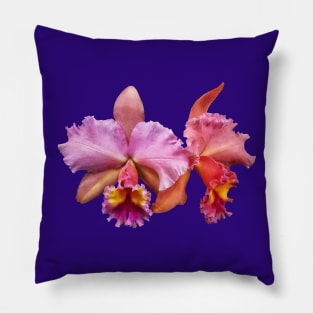 Cattleya Orchid George King Serendipity Pillow