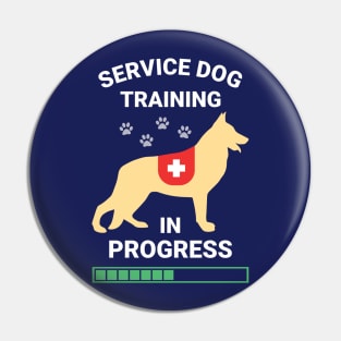 German Shepherd Service Dog in Training Pin