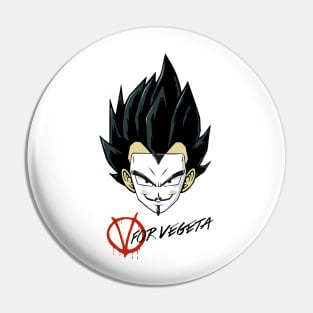 V for Vegeta Pin