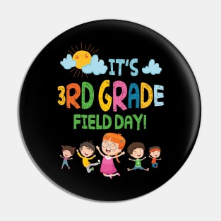 Student Senior It's 3rd Grade Field Day Class Of School 2022 Pin