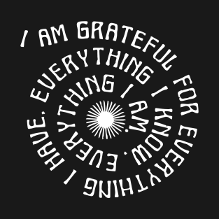 I am grateful yoga T-shirt T-Shirt