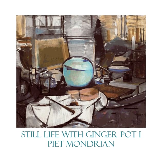 Still Life with Ginger Pot I by Piet Mondrian by Naves