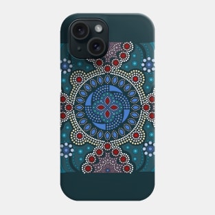 Dot painting meets mandalas 16-1 Phone Case