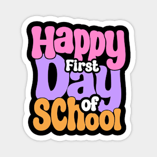 Happy First Day of School Shirt, Teacher TShirt, Back to school Teacher First Day Tee Iron On Png, First Day svg  Kindergarten First Magnet