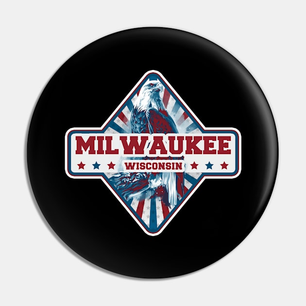 Milwaukee city gift. Town in USA Pin by SerenityByAlex