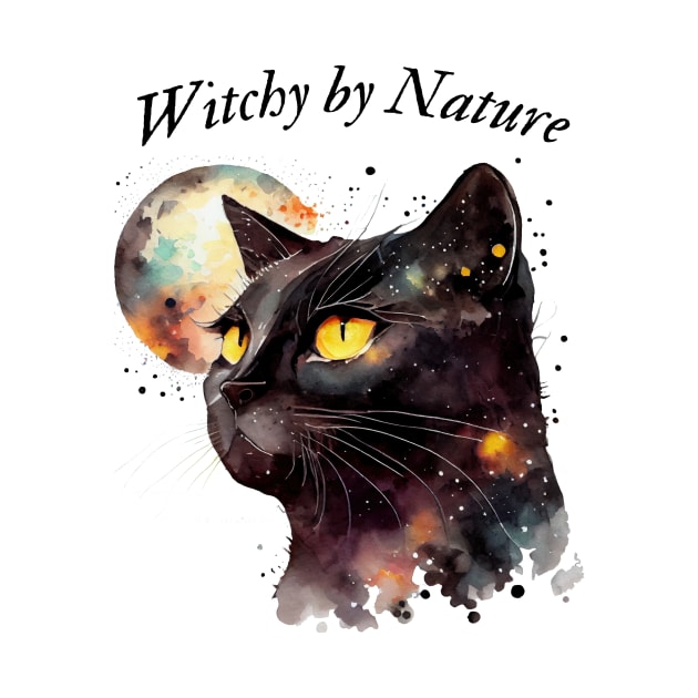 Witch's Black Cat by Erin's Witchy Wear