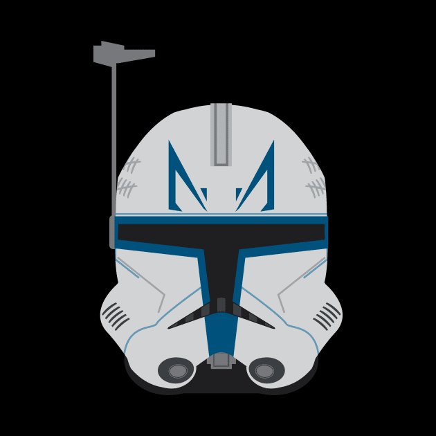 Captain Rex phase 2 head sticker by camerongillum