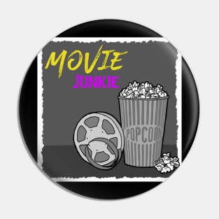 Movie Junkie Pin