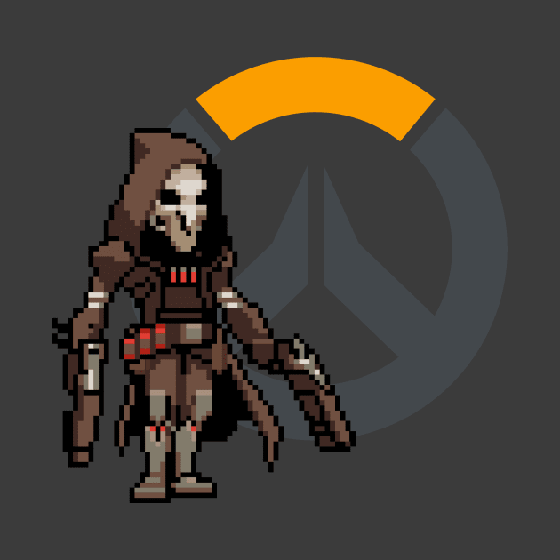 Overwatch - 16-Bit Reaper W/ Logo by wyckedguitarist