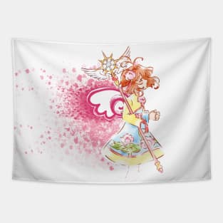Sakura wings Tapestry