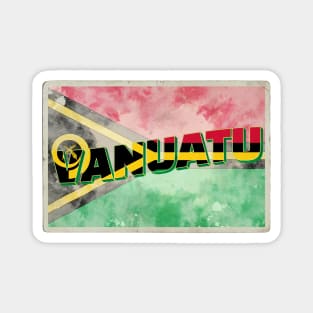 Vanuatu vintage style retro souvenir Magnet