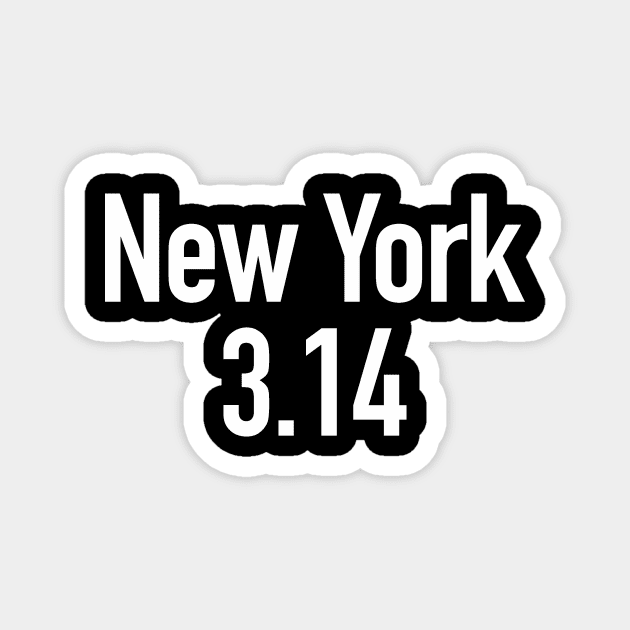 New York 3:14 Magnet by Lyrical Parser