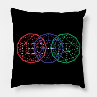 Technicolor Techno Music Lover Pillow