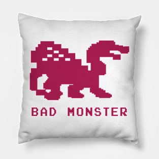 Bad Monster (red) Pillow