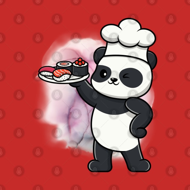 Master Chef Cute Panda - Adorable Panda - Kawaii Panda by Suga Collection