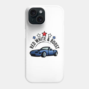 red white and boost miata Phone Case