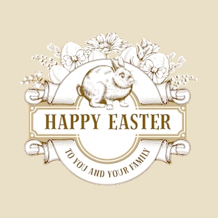 Vintage Happy Easter T-Shirt