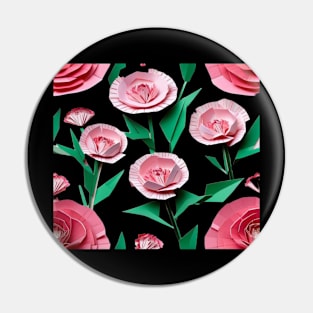 Origami Carnations - PanfurWare LLC Pin