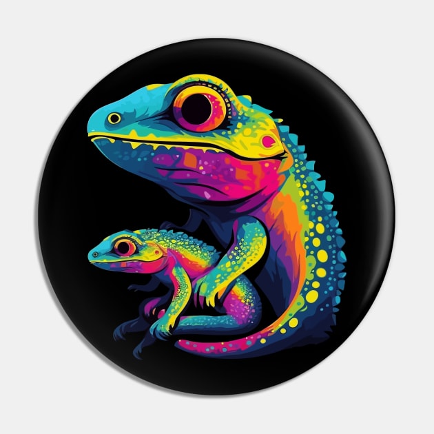 Gecko Fathers Day Pin by JH Mart