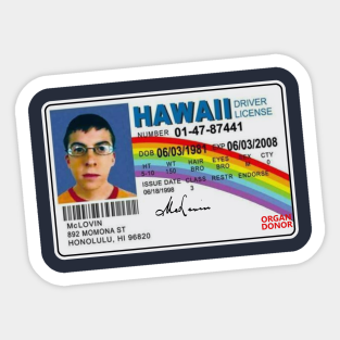 Mclovin Fake Id Sticker