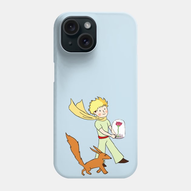 The little prince walk Phone Case by Astralberry